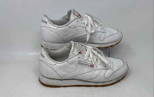 Load image into Gallery viewer, Reebok Womens Classic White Leather Low Top Lace-Up Sneaker Shoes Size 8.5
