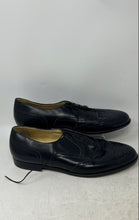 Load image into Gallery viewer, Cole Haan Mens Black Leather Wingtip Round Toe Lace-Up Derby Dress Shoes Sz 10D