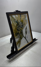 Load image into Gallery viewer, Gold Black Flower Alloy II Picture Frame Wall Decorative Chinese Art Print