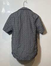 Load image into Gallery viewer, Michael Kors Mens Black Printed Short Sleeve Button-Up Shirt Size Medium