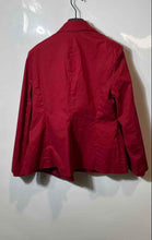 Load image into Gallery viewer, New York & Company Womens Red Long Sleeve Single-Breasted Two-Button Blazer Sz M
