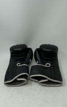 Load image into Gallery viewer, Hawk Unisex Black White Adjustable Wrist Strap Boxing Gloves 12 Oz