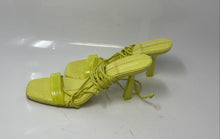 Load image into Gallery viewer, Antonio Melani Womens Barden Green Ankle Tie High Heel Strappy Sandal Size 8.5