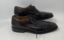 Load image into Gallery viewer, Bostonian Mens Black Leather Cap Toe Lace-Up Derby Dress Shoes Size 7.5M