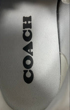 Load image into Gallery viewer, Coach Mens Clip Low Top CC724 White Leather Lace-Up Sneakers Shoes Size 9.5D