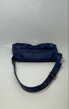 Load image into Gallery viewer, Matt By Matt & Nat Womens Blue Leather Single Strap Pockets Slouchy Shoulder Bag