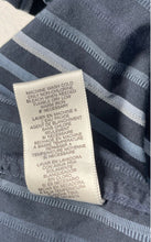 Load image into Gallery viewer, Michael Kors Mens Blue Striped Collared Long Sleeves Button-Up Shirt Size L