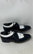 Load image into Gallery viewer, Stacy Adams Mens Dayton Black White Leather Oxford Dress Shoes Size 9.5D