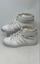 Load image into Gallery viewer, Adidas Womens Daily Twist Mid White Leather Buckle Sneaker Shoes Size 7