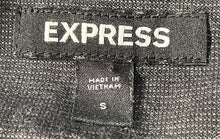 Load image into Gallery viewer, Express Mens Dark Gray Cotton Long Sleeve Collared Pockets Button-Up Shirt Sz S