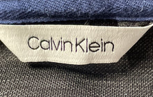Load image into Gallery viewer, Calvin Klein Mens Black Short Sleeve Button Front Collared Polo Shirt Size M