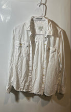 Load image into Gallery viewer, Lucky Brand Mens White Collared Long Sleeve Button-Up Shirt Size Small