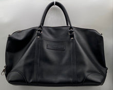 Load image into Gallery viewer, Michel Germain Womens Black Inner Pockets Double Handle Weekender Duffle Bag