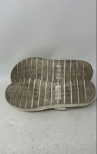 Load image into Gallery viewer, Michael Kors Girls White Gray Signature Print Flat Thong Sandals Size 4