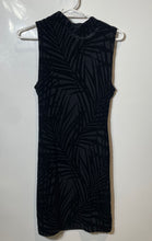 Load image into Gallery viewer, Naked Wardrobe Womens Black Leaf Print Sleeveless Mini Dress Size Large