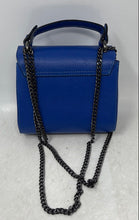 Load image into Gallery viewer, Unbranded Womens Blue Genuine Leather Chain Strap Small Top Handle Purse