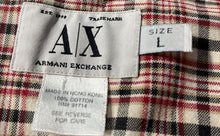 Load image into Gallery viewer, Armani Exchange Mens Multicolor Printed Cotton Long Sleeve Button-Up Shirt Sz L