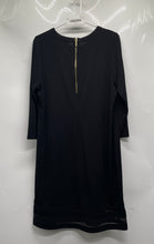 Load image into Gallery viewer, Michael Kors Womens Black Long Sleeve Back-Zip Shift Dress Size XL