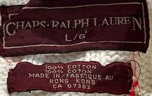 Load image into Gallery viewer, Chaps Ralph Lauren Mens White Long Sleeve Cable-Knit Pullover Sweater Size Large