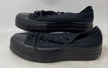 Load image into Gallery viewer, Converse Womens CTAS Platform Low 562926C Black Lace-Up Sneaker Shoes Size 8