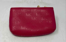Load image into Gallery viewer, Michael Kors Womens Dark Pink Embossed Monogram Leather Zip Top Fanny Pack