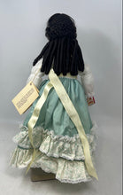Load image into Gallery viewer, VTG Bobbie And Bill Schlegel Of Rainbows & Things Green White Dress Doll w/Tag