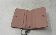 Load image into Gallery viewer, Steve Madden Womens Pink Leather ID Window Card Holder Bifold Wallet
