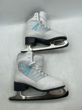 Load image into Gallery viewer, Cameo Womens Soft White Lace-Up Winter Sport Figure Ice Skates Size 8