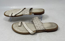 Load image into Gallery viewer, Michael Kors Womens Pratt White Toe Ring Slip-On Flat Slide Sandals Size 7M