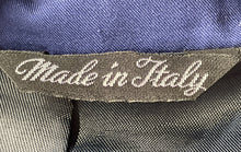 Load image into Gallery viewer, Sartoria Italiana Mens Blue Wool Notch Lapel Pockets Two-Button Blazer Size 48