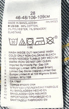 Load image into Gallery viewer, Banana Republic Womens Blue Denim High-Rise Wide-Leg Cropped Jeans Size 28