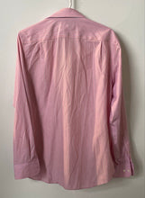 Load image into Gallery viewer, Banana Republic Mens Pink Striped Print Long Sleeve Slim-Fit Dress Shirt Size M