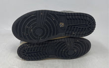 Load image into Gallery viewer, Nike Boys Air Jordan 1 Mid SE Black Gray Leather Sneakers Shoes Size 2Y