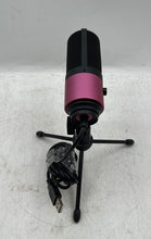 Load image into Gallery viewer, Fifine Pink Black USB CPU Wired Condenser Microphone With Stand Not Tested