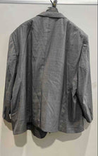 Load image into Gallery viewer, Jos. A. Bank Mens Gray Wool Striped Long Sleeve Two-Button Blazer Size 60R