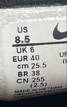 Load image into Gallery viewer, Nike Womens Air Max 270 React Black Gray Lace-Up Low Top Sneaker Shoes Size 8.5