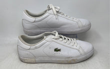 Load image into Gallery viewer, Lacoste Mens Powercourt 0721 2 SMA White Lace-Up Sneaker Shoes Size 10 No Insole