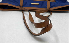 Load image into Gallery viewer, Michael Kors Womens Kempton Blue East West Large Double Handle Tote Bag