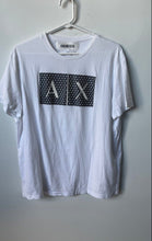 Load image into Gallery viewer, Armani Exchange Mens White Short Sleeve Crew Neck Slim Fit Graphic T-Shirt Sz XL