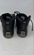 Load image into Gallery viewer, Nike Kids Air Jordan 12 Retro Gray Black Lace-Up Sneaker Shoes Size 5.5Y
