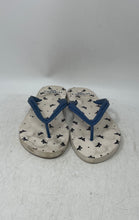 Load image into Gallery viewer, Coach Womens 7200002 Blue White Open Toe Slip-On Flip Flop Sandals Size 7B