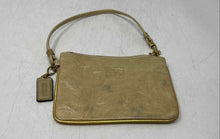 Load image into Gallery viewer, Coach Womens Poppy Yellow Leather Charm Inner Pocket Zipper Wristlet Wallet