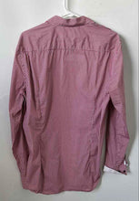 Load image into Gallery viewer, Hugo Boss Mens Red & White Checkered Slim Fit Stretch Dress Shirt Size 16