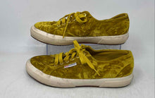 Load image into Gallery viewer, Superga Unisex White Yellow Low Tip Lace-Up Sneaker Shoes Size 7.5M