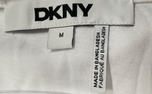 Load image into Gallery viewer, DKNY Womens White Short Sleeve Round Neck Sequin Pocket Pullover T-Shirt Size M
