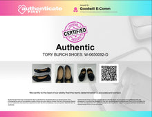 Load image into Gallery viewer, Authentic Tory Burch Womens Caroline Black Slip-On Ballet Flats Size 6M Worn