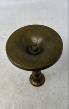 Load image into Gallery viewer, Brass Home Decorative Candle Holder Collectible With Flared Round Saucer Base
