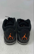 Load image into Gallery viewer, Nike Kids Air Jordan 3 Retro Gray Black Lace-Up Sneaker Shoes Size 6Y No Insole