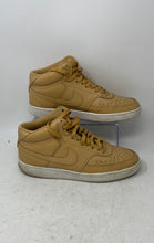 Load image into Gallery viewer, Nike Womens Court Vision Mid CD5436-700 Beige Mid Top Sneaker Shoes Size 11