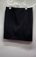 Load image into Gallery viewer, Banana Republic Womens Black Flat Front Back Zip Straight & Pencil Skirt Size 14